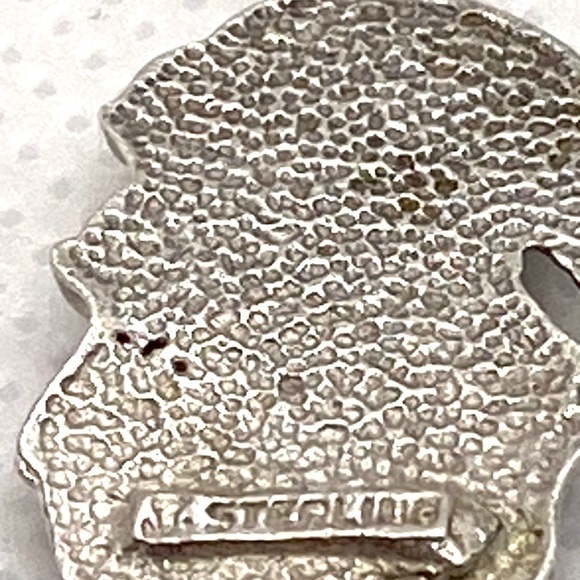 Sterling Santa Charm Pendant Vintage 2.37 g - Picture 3 of 3